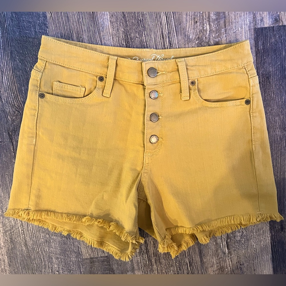 Like New Mustard Universal Thread Jean Shorts